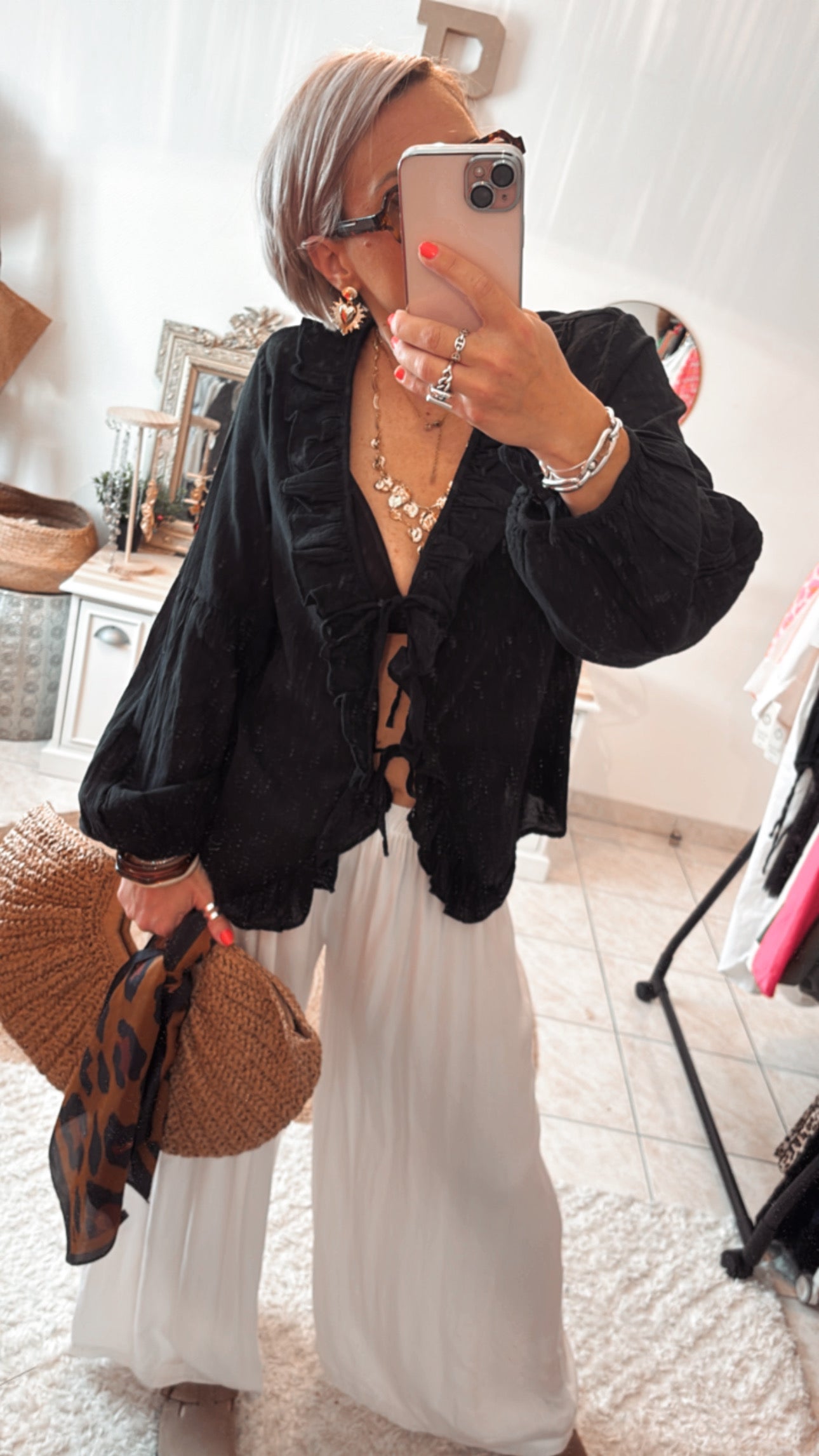 Blouse AURELIE - DISPO en PLUSIEURS COULEURS👇🏼