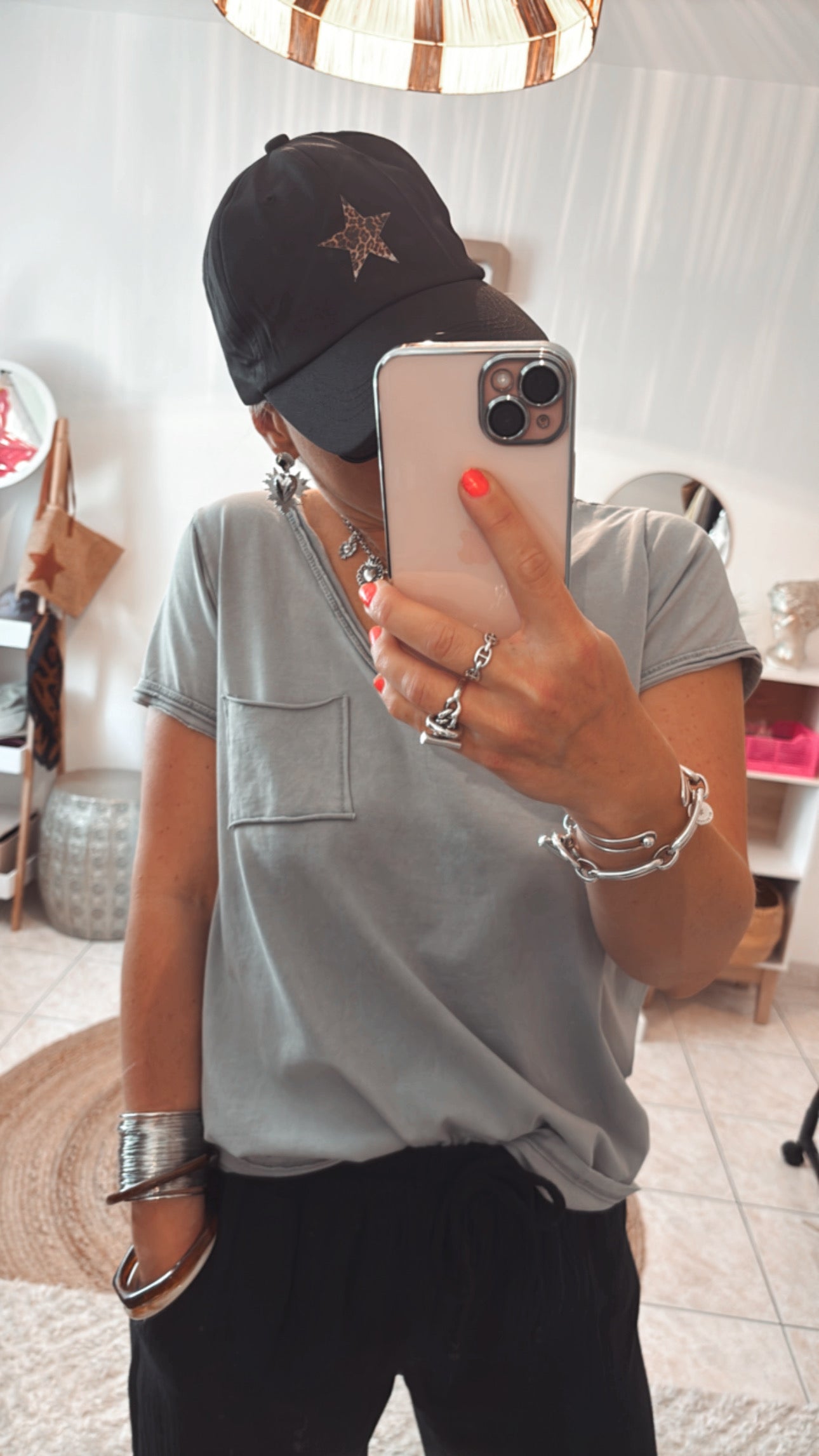 T-shirt CARLA -GRIS