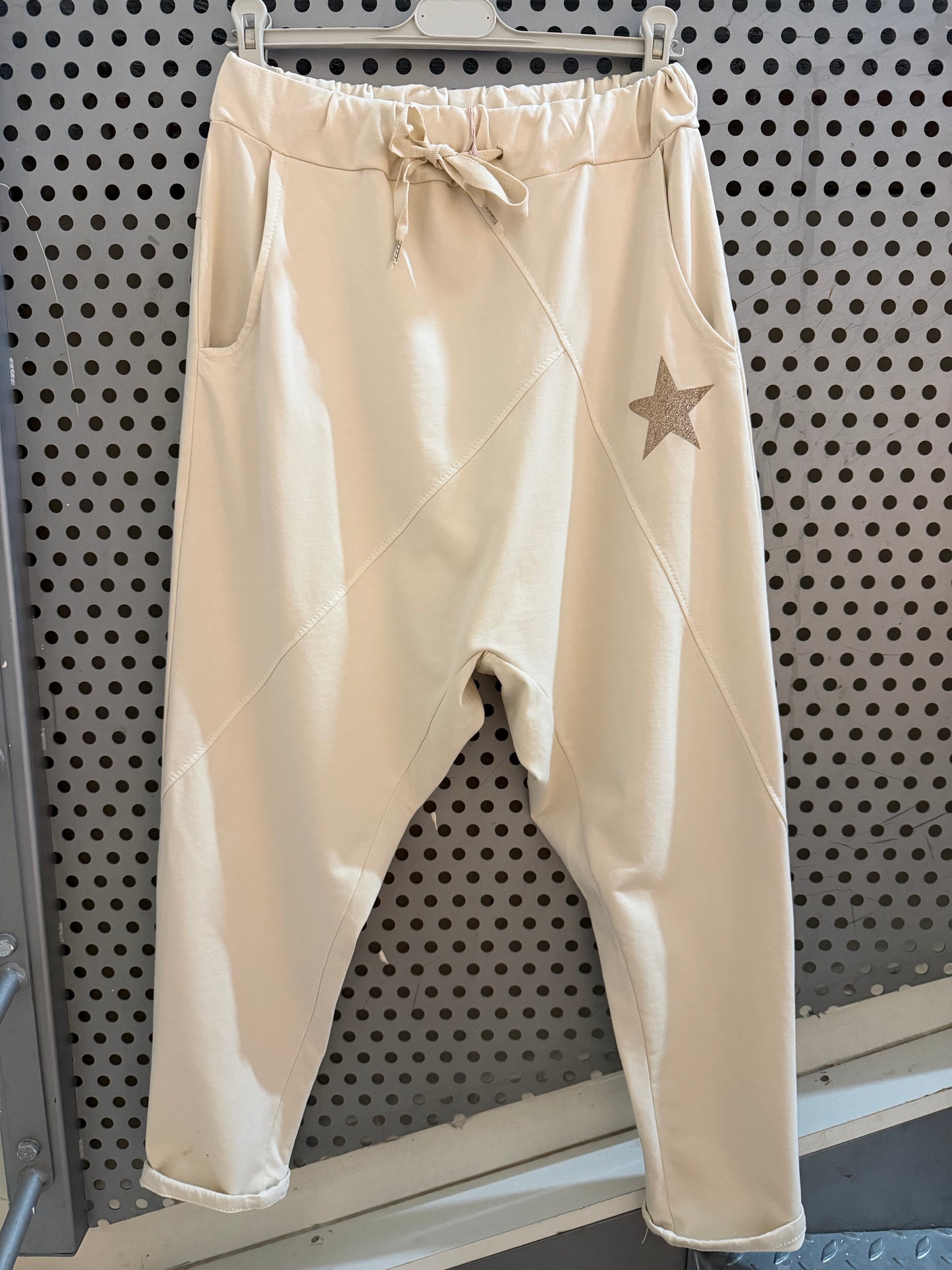 Pantalon femme étoile saroual TU