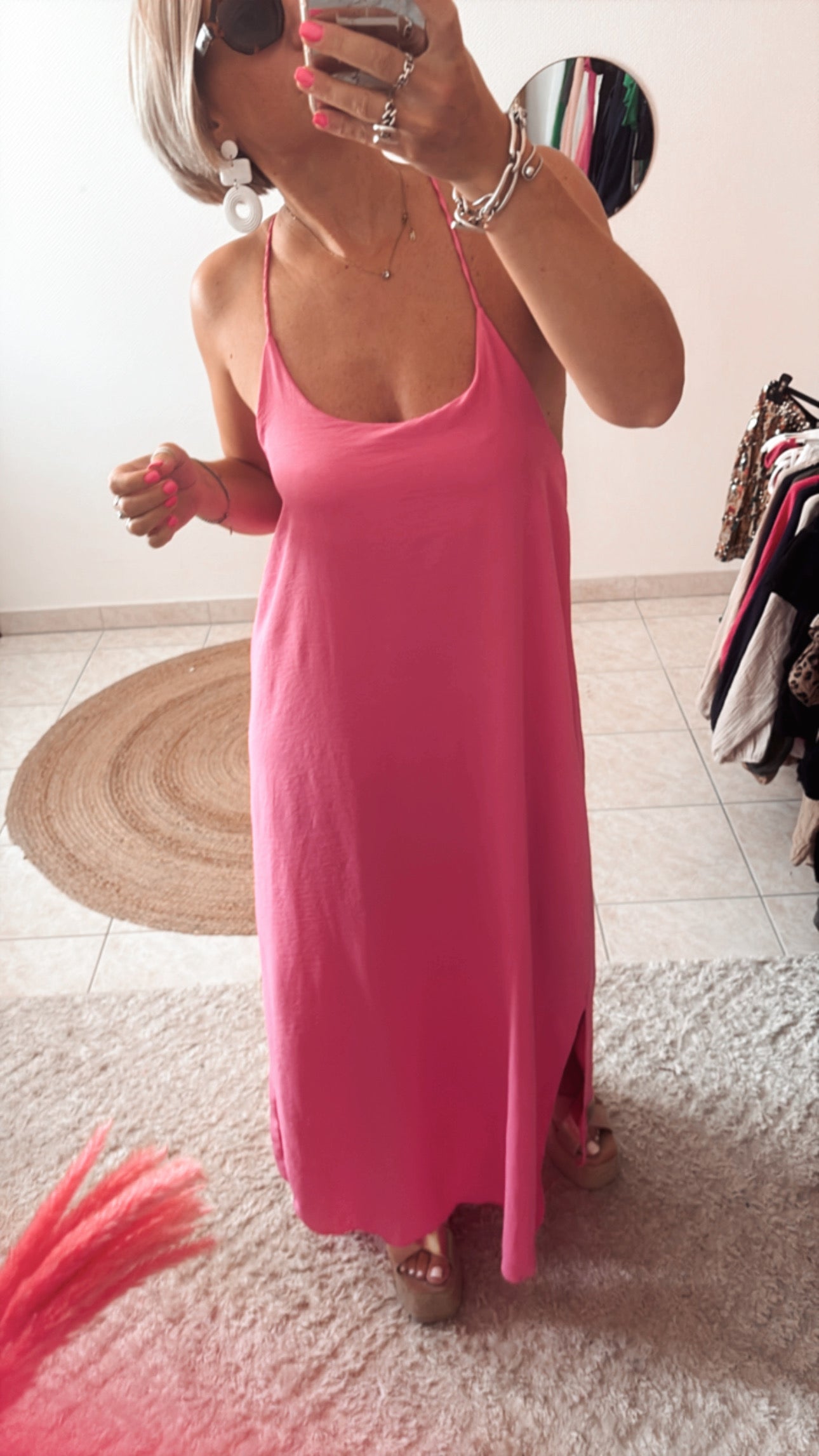 Robe croisé dos DISPO en PLUSIEURS COULEURS 👇🏼