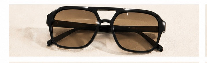 Lunettes de Soleil Mixte – Monture Noire & Verres Colorés