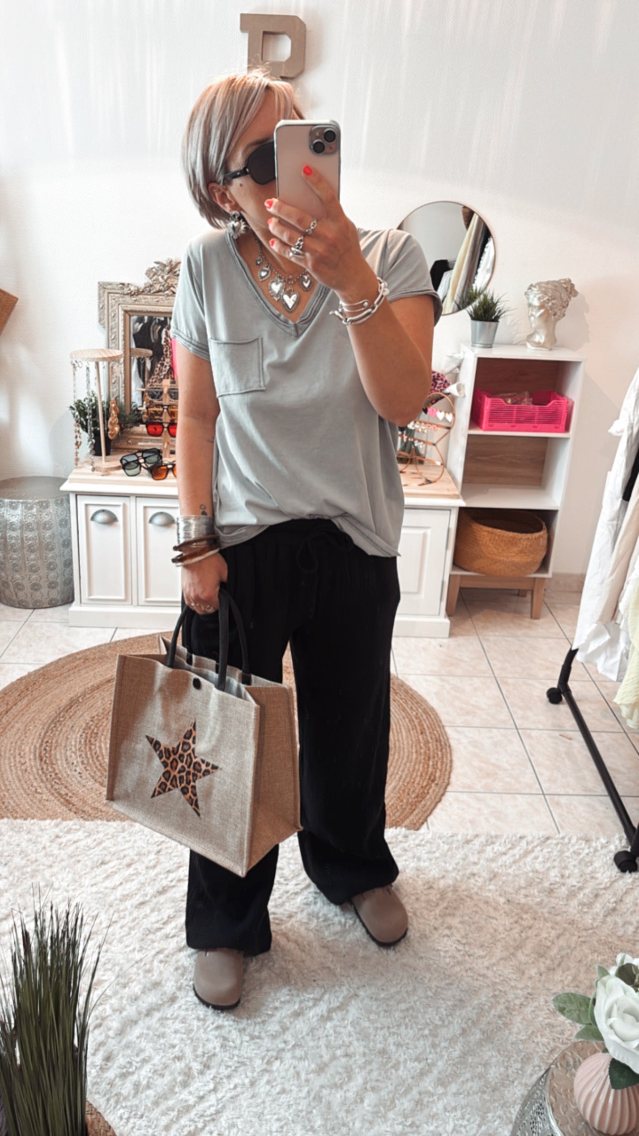 T-shirt CARLA -GRIS