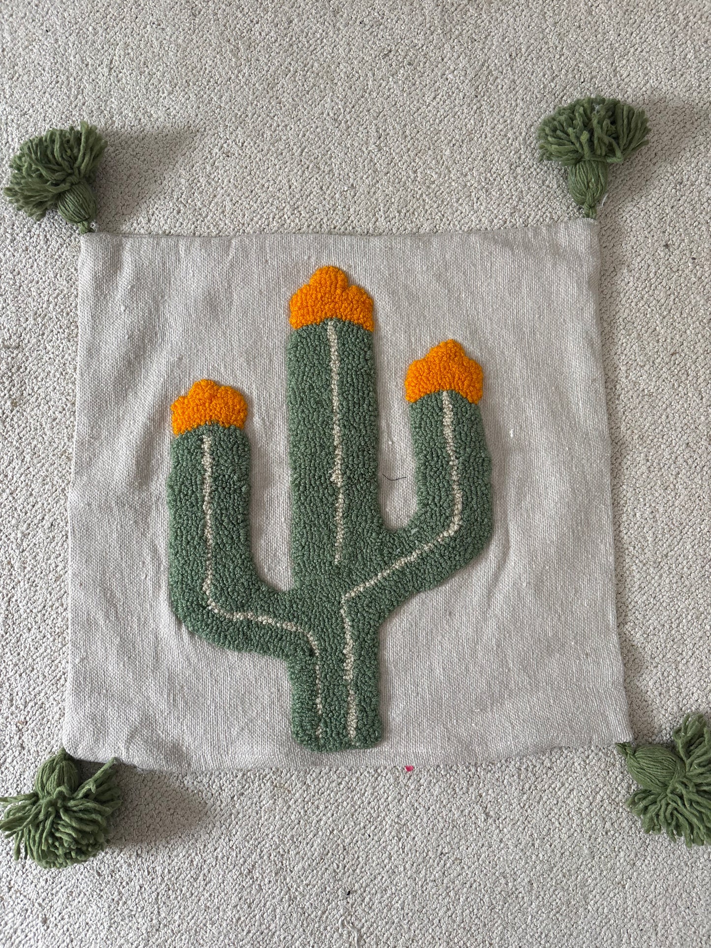 Coussins décoratifs bohème chic cactus 🌵