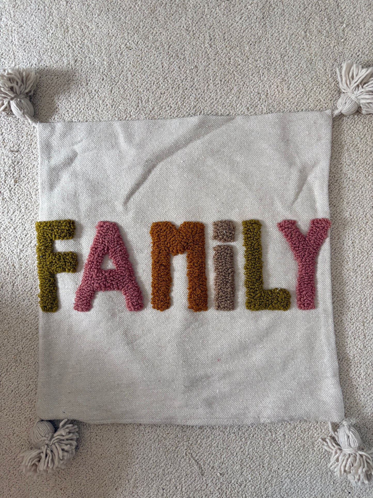 Coussins décoratifs bohème chic Family 🤍