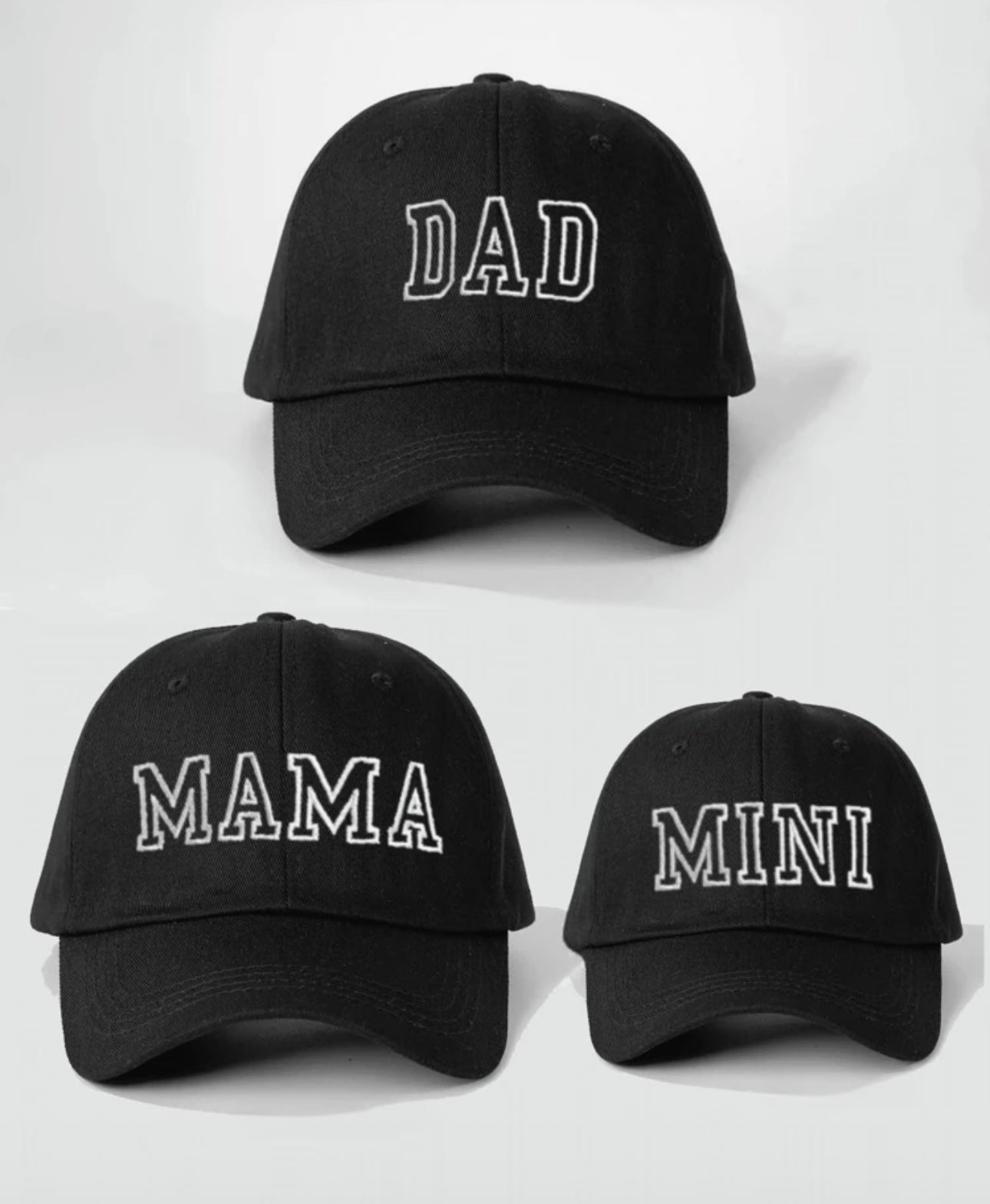 Casquette Trio DAD/MAMA & MINI