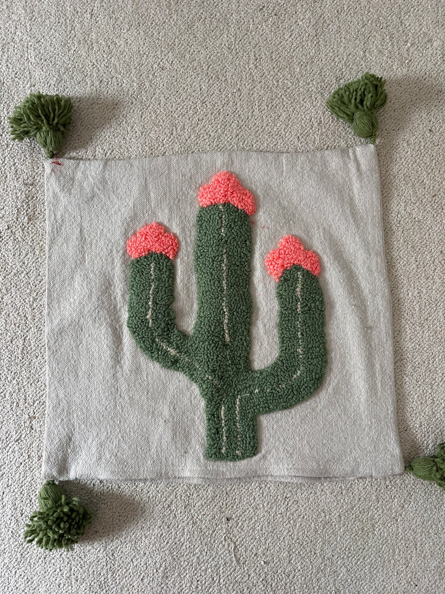 Coussins décoratifs bohème chic cactus 🌵