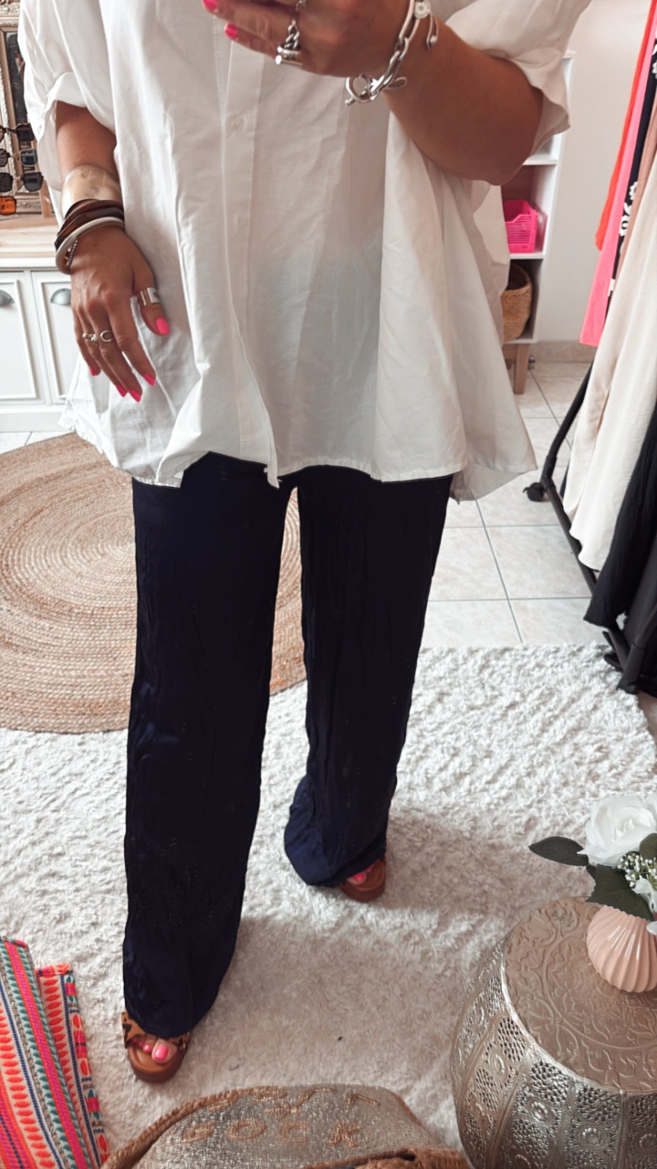 Pantalon satine DISPO en PLUSIEURS COULEURS 👇🏼