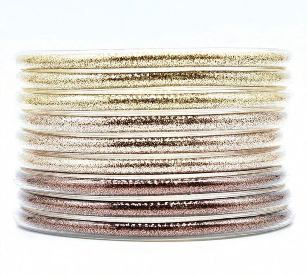 Bracelet Multirangs Pailleté ✨ marron