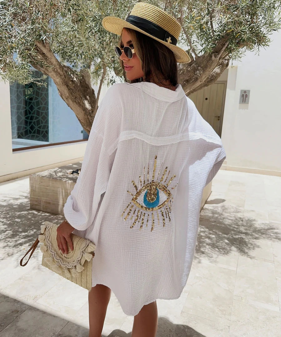 Chemise Gaze de Coton VERA - DISPO en PLUSIEURS COULEURS👇🏼