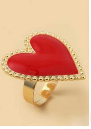 Bague cœur ❤️ 🖤