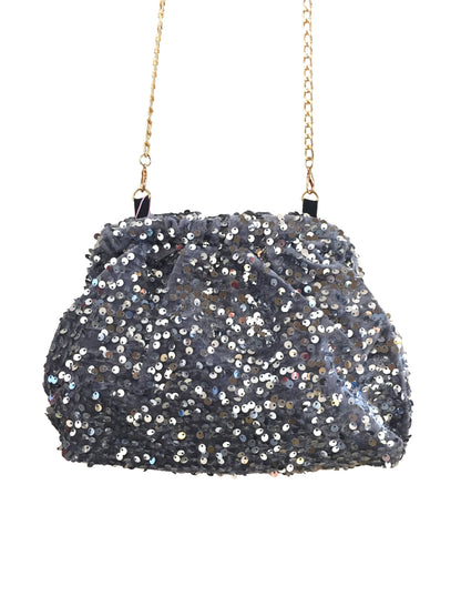 Pochette/bourse sequin or/argent/champagne/Noir