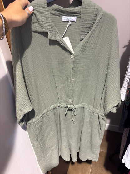 Combinaison gaze de coton DISPO en PLUSIEURS COULEURS 👇🏼