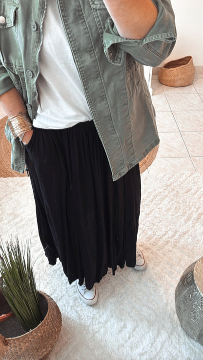 Jupe NINE fluide- DISPO en PLUSIEURS COULEURS 👇🏼