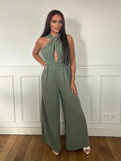 Combinaison gaze de coton multiple position DISPO en PLUSIEURS COULEURS 👇🏼