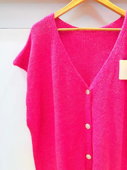 Gilet sans manches en maille – Doux & Oversize