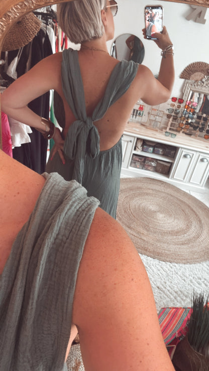 Combinaison gaze de coton multiple position DISPO en PLUSIEURS COULEURS 👇🏼