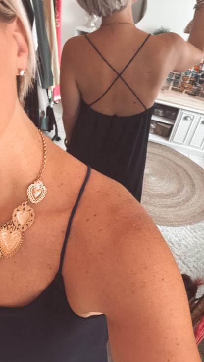 Robe croisé dos DISPO en PLUSIEURS COULEURS 👇🏼