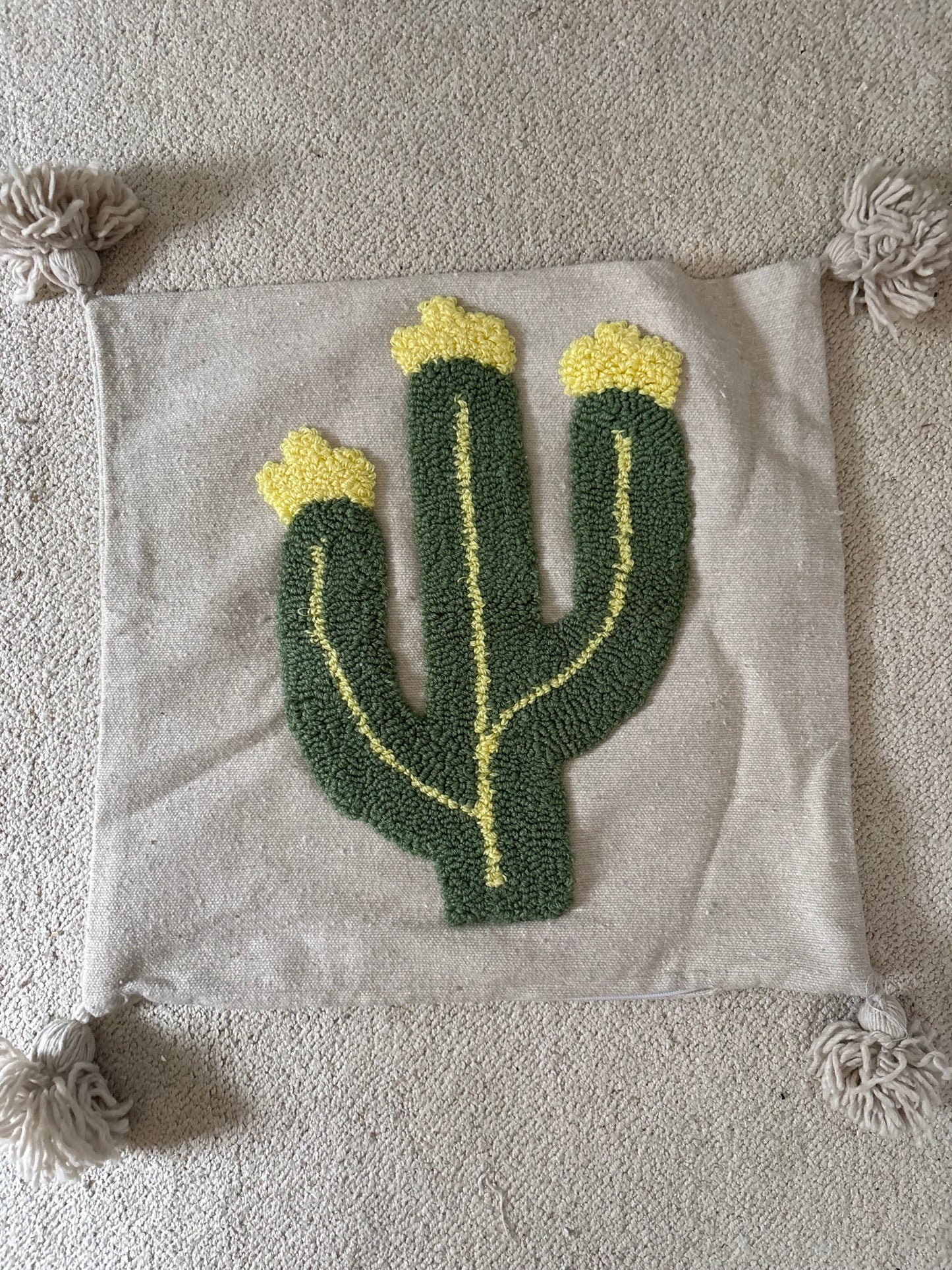 Coussins décoratifs bohème chic cactus 🌵