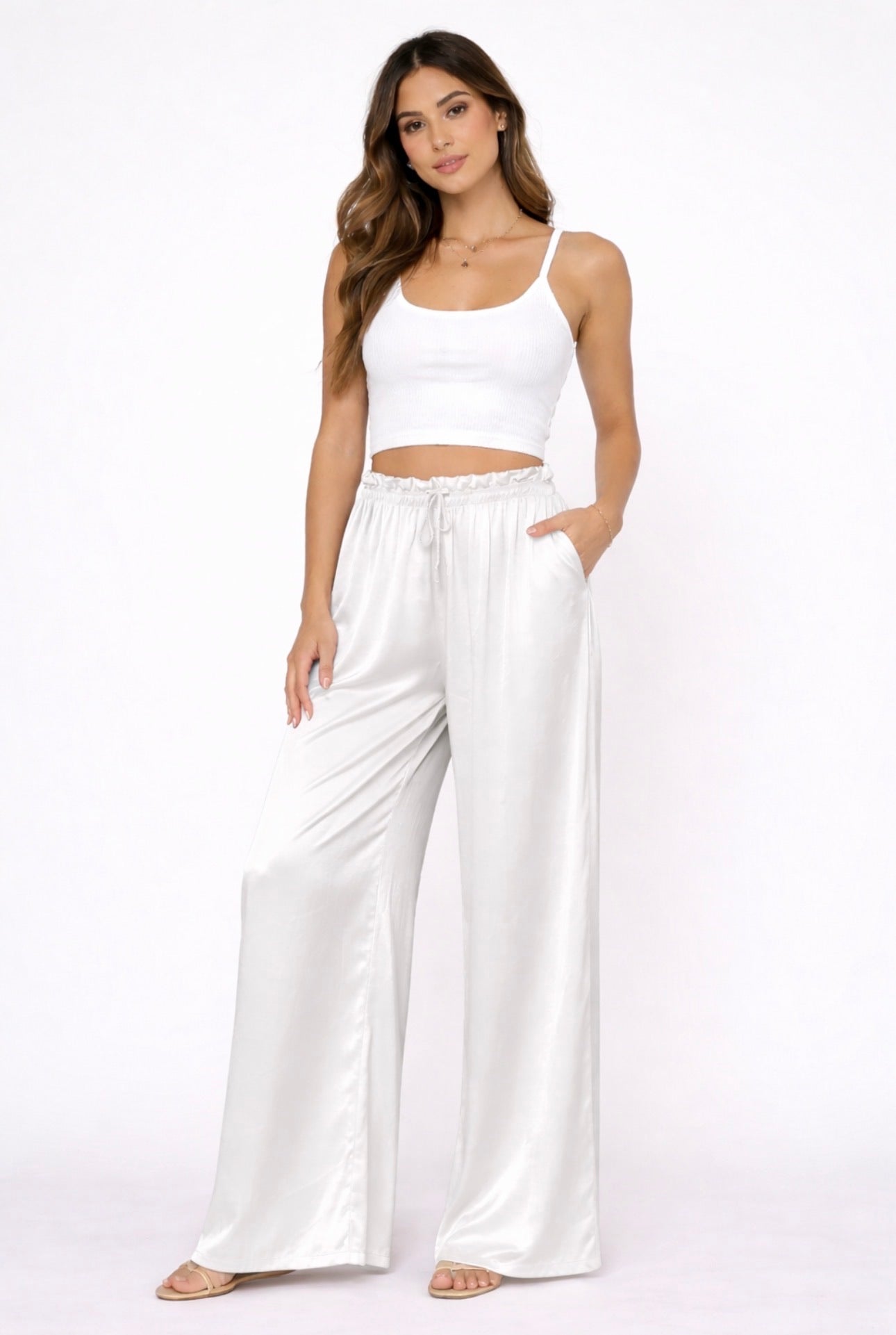 pantalon fluide femme viscose taille elastique coupe ample