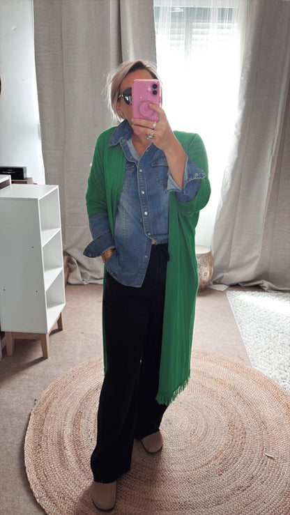 Gilet Long Vert GUCCI et Kaki