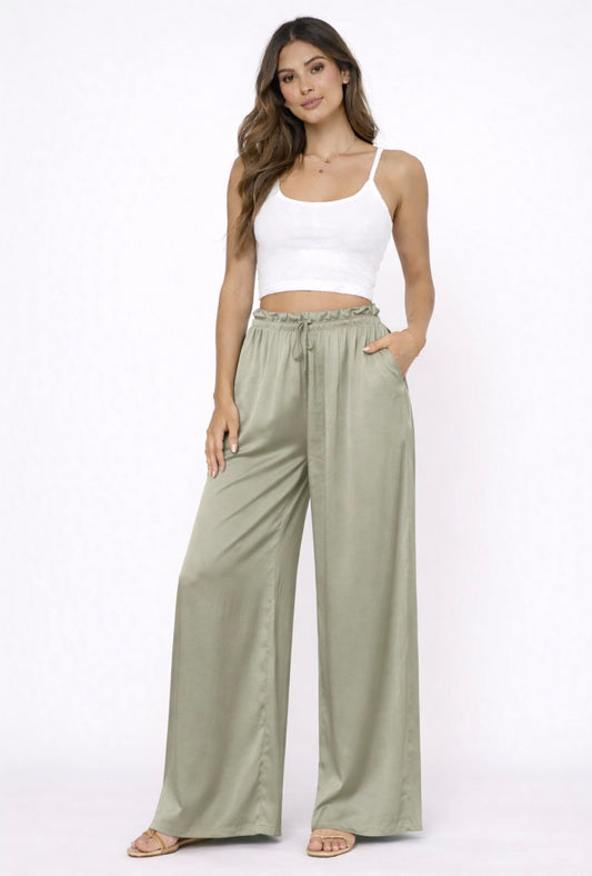 pantalon fluide femme viscose taille elastique coupe ample