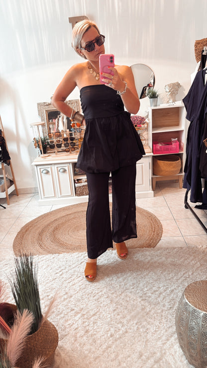 Top Bustier CLARIS-NOIR