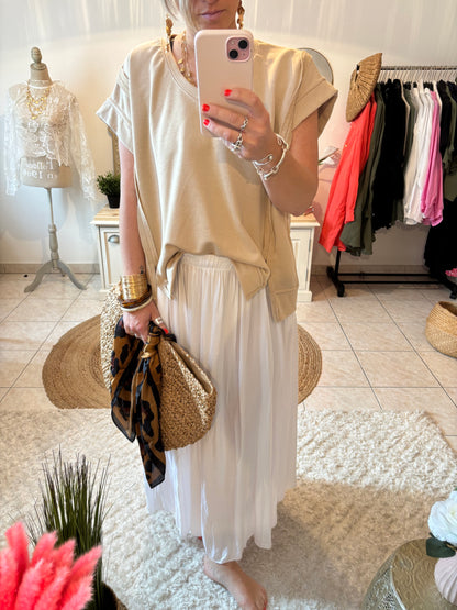 Jupe NINE fluide- DISPO en PLUSIEURS COULEURS 👇🏼