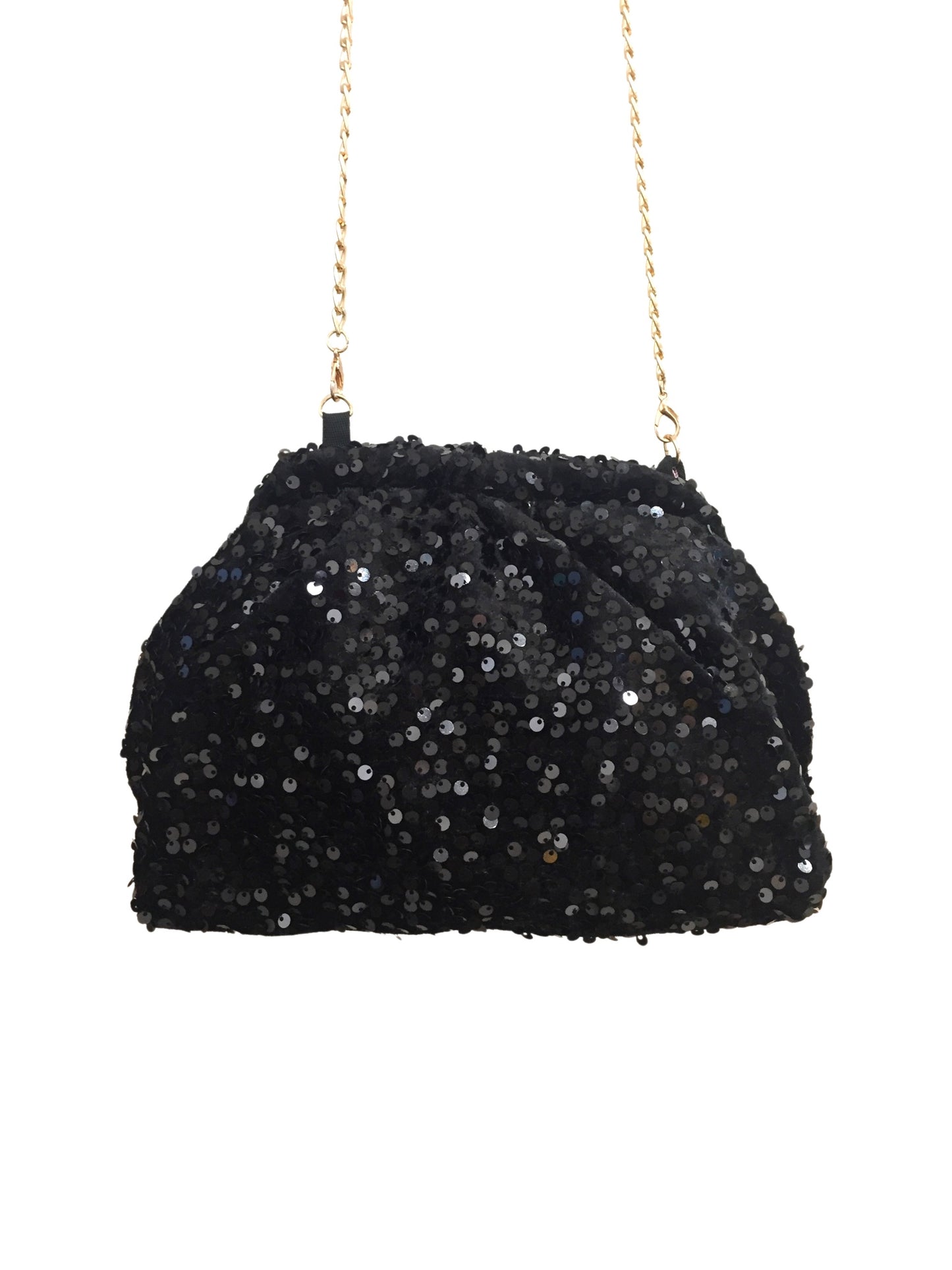 Pochette/bourse sequin or/argent/champagne/Noir