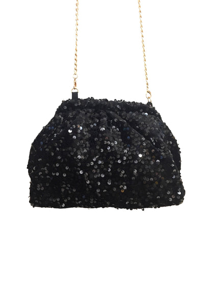 Pochette/bourse sequin or/argent/champagne/Noir