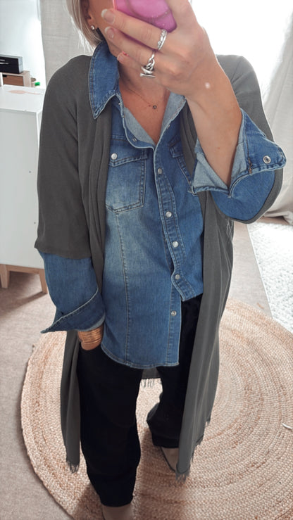 Gilet Long Vert GUCCI et Kaki