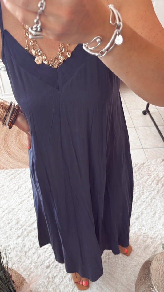 Robe PASCALE satine -DISPO en PLUSIEURS COULEURS