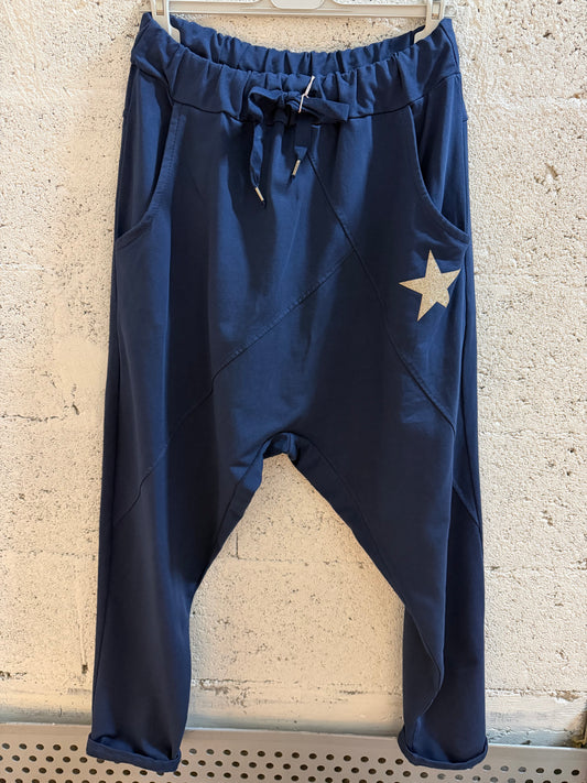 Pantalon femme étoile saroual TU