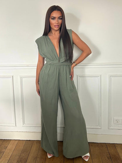 Combinaison gaze de coton multiple position DISPO en PLUSIEURS COULEURS 👇🏼