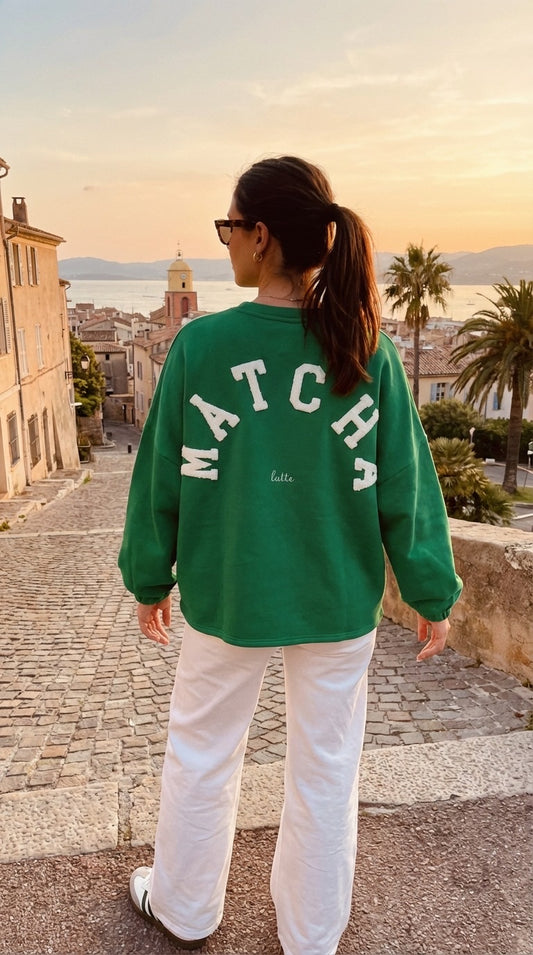 Sweat oversize MATCHA