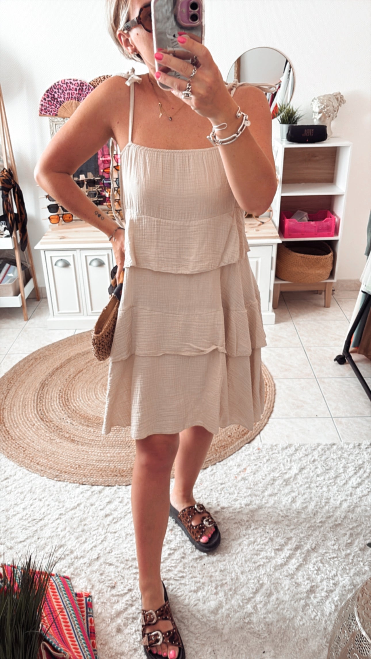 Robe gaze de coton DISPO en PLUSIEURS COULEURS 👇🏼