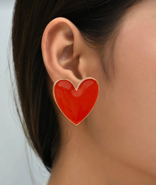 Boucles d’oreilles cœur