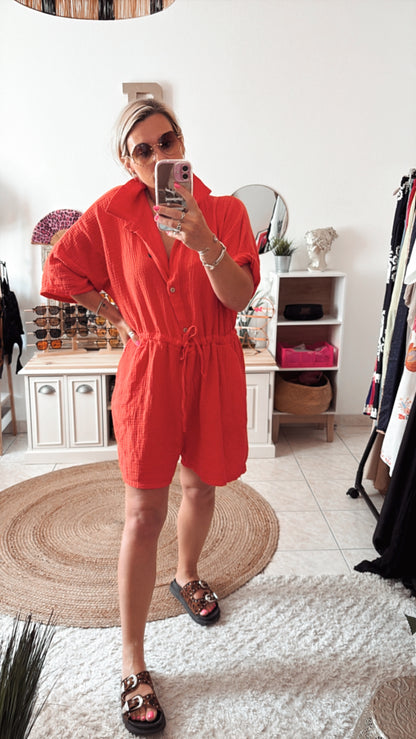 Combinaison gaze de coton DISPO en PLUSIEURS COULEURS 👇🏼