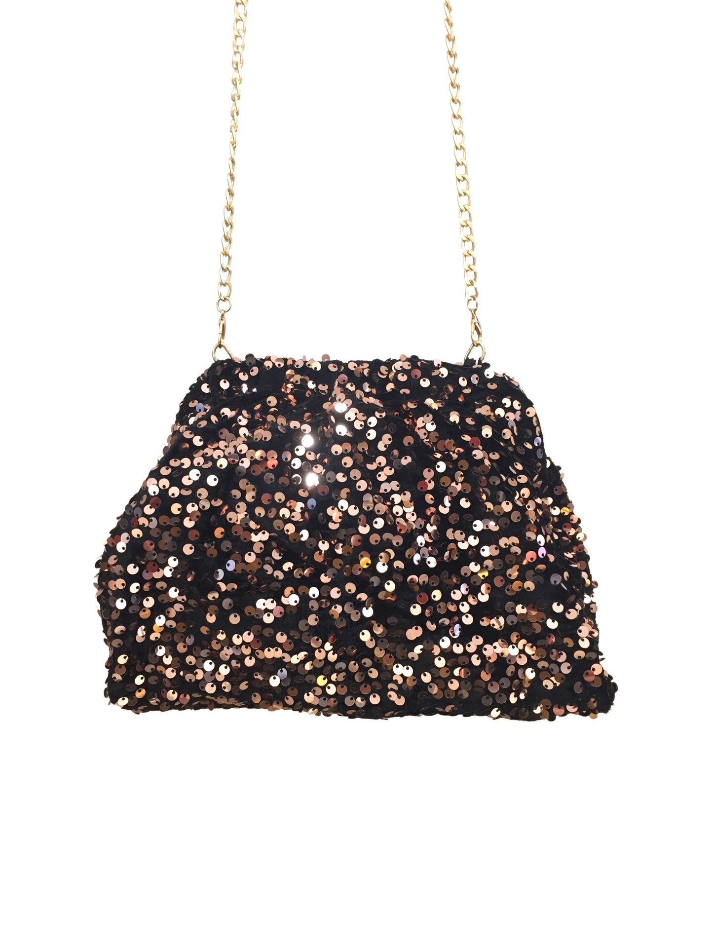 Pochette/bourse sequin or/argent/champagne/Noir