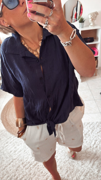 Chemise Gaze de Coton CELIA - DISPO en PLUSIEURS COULEURS