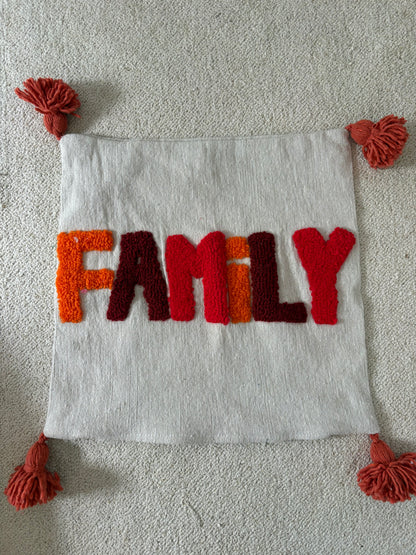 Coussins décoratifs bohème chic Family 🤍