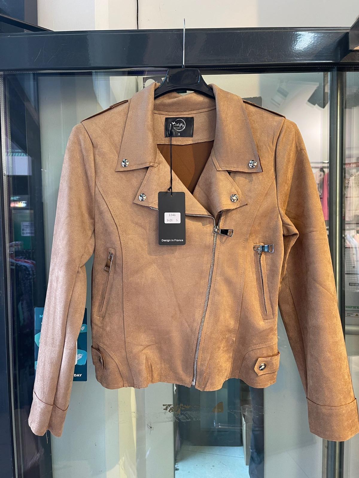 Perfecto Femme en Suédine Chic