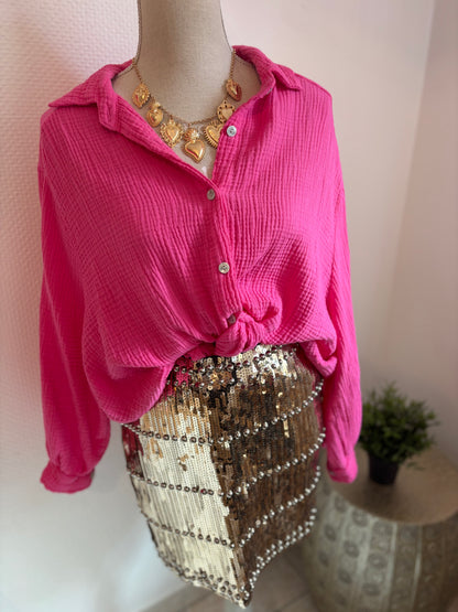 Jupe Sequins JUSTINE -OR