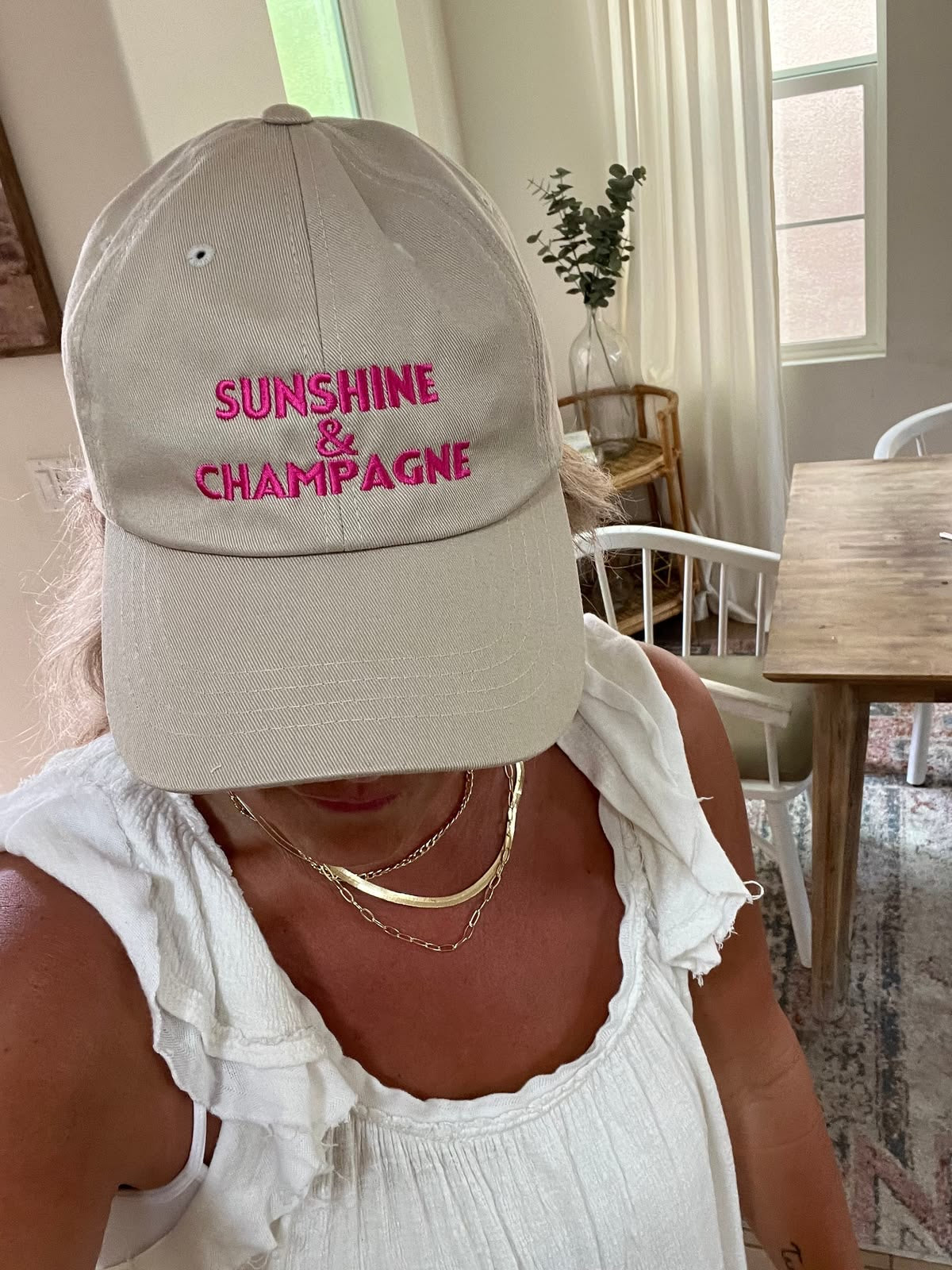 Casquette “Sunshine & Champagne”