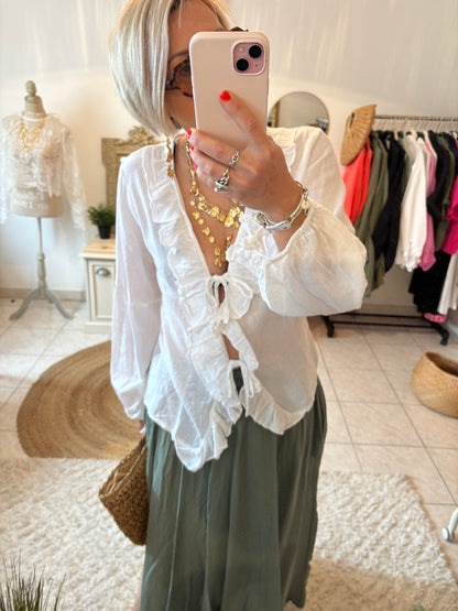 Blouse AURELIE - DISPO en PLUSIEURS COULEURS👇🏼