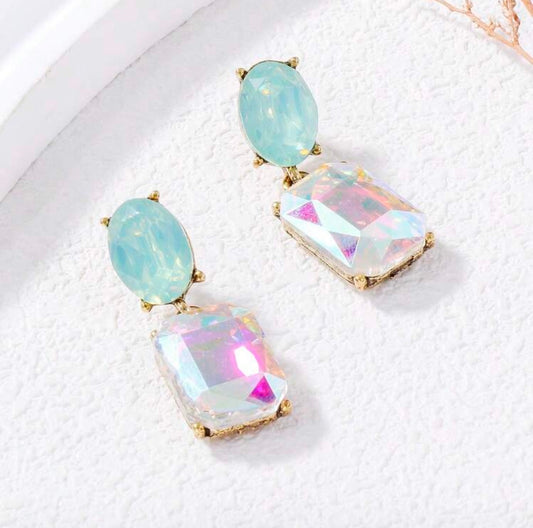 Boucles d’oreilles pierres lumineuses
