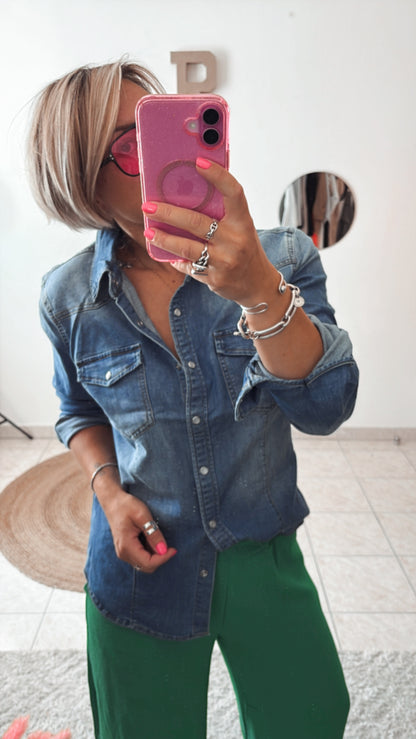 Chemise en jeans