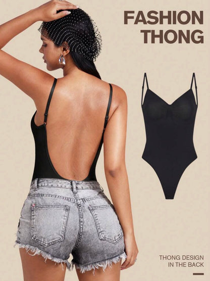 Body INVISIBLE Dos Nu gainant  - NOIR