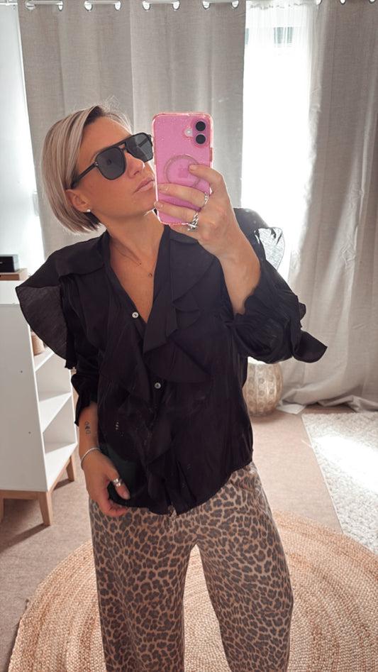 Chemise à volant