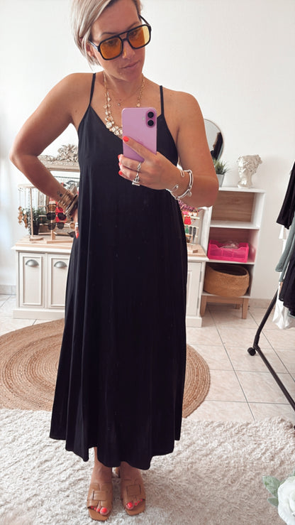 Robe PASCALE satine -DISPO en PLUSIEURS COULEURS