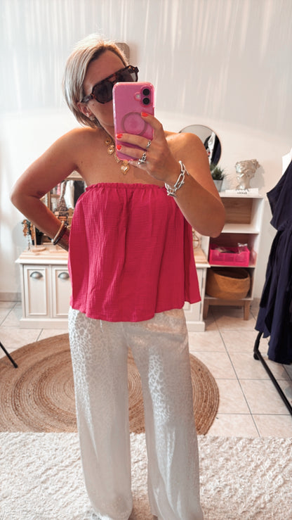 Top Gaze de coton- DISPO en plusieurs COULEURS 👇🏼